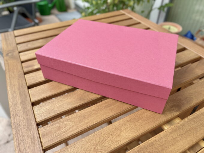 Archivbox – mit feinem Papier bezogen – Bild 4