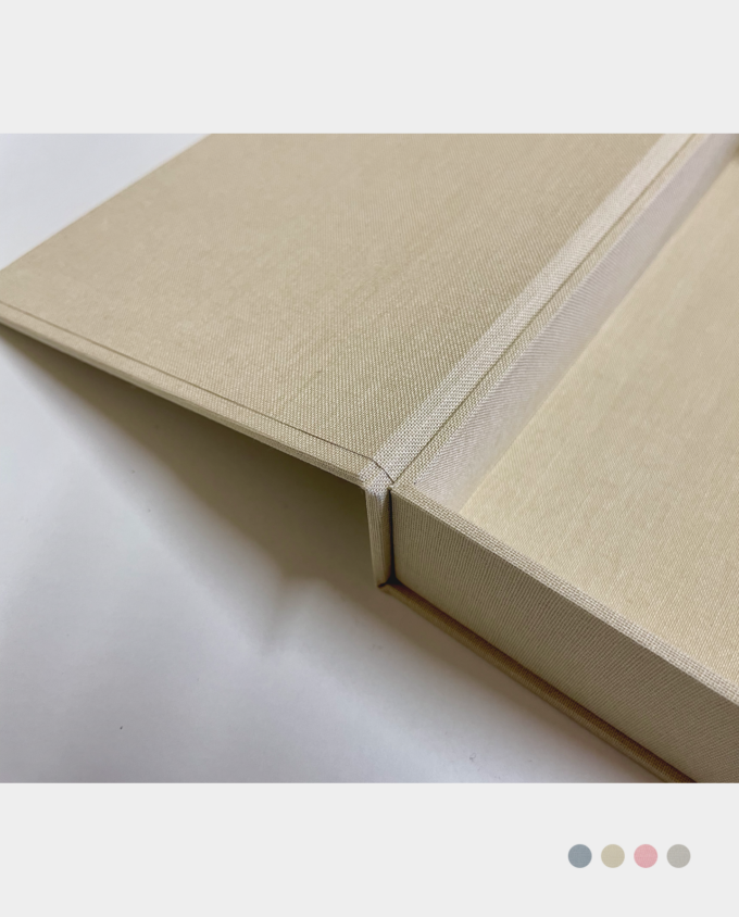 Personalisierte Klappschachtel, bezogen mit Gewebe, 20 × 30 – Bild 3